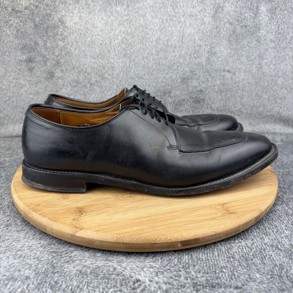 Allen Edmonds Delray Shoes Mens Size 10 C Black Leather Derby Made USA main image 9